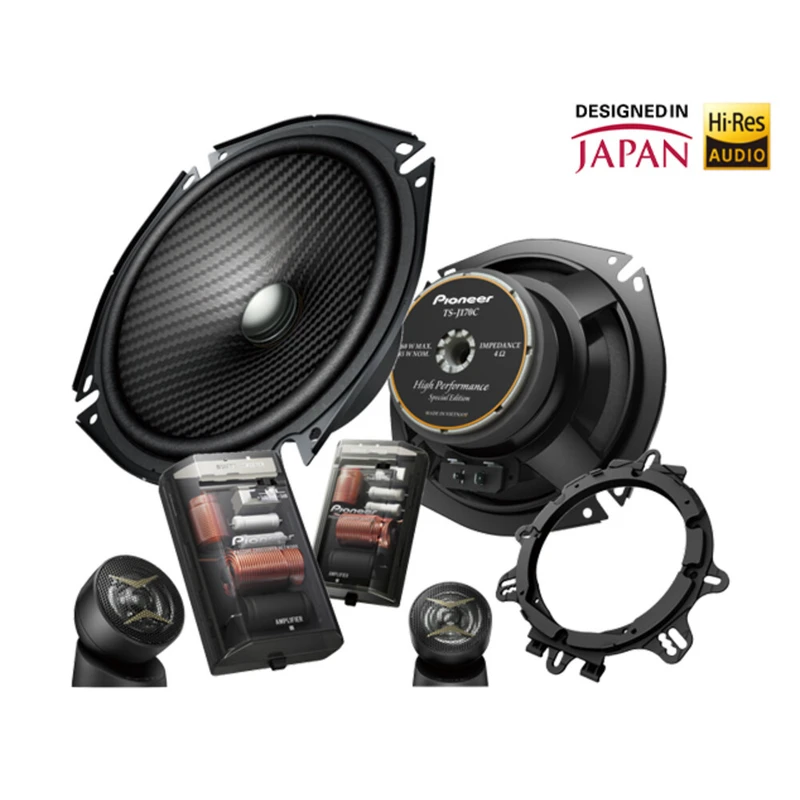 کامپوننت خودرو جلو پایونیر مدل TS J170C سایز ۶ اینچ مجموعه ۶ عددی