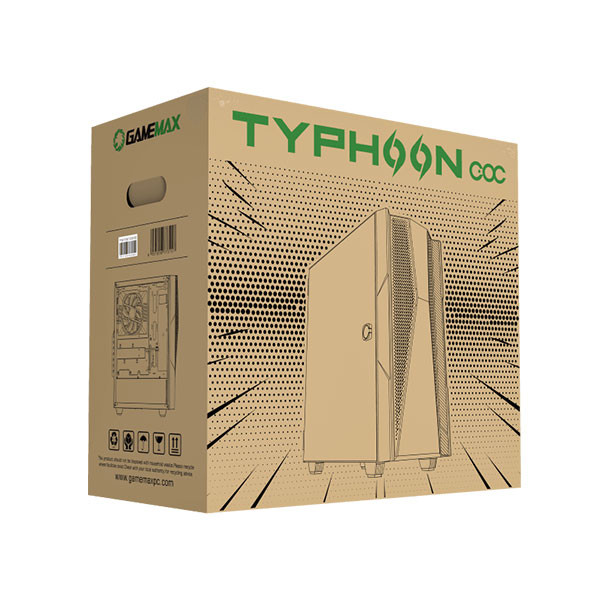 کیس کامپیوتر گیم مکس مدل Typhoon COC 3