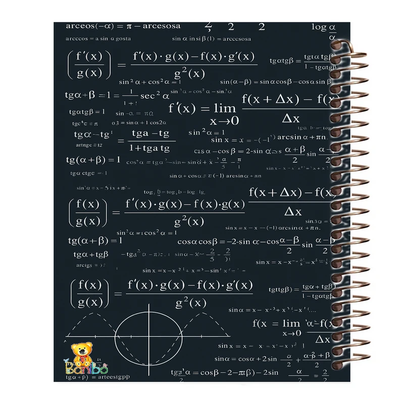 دفتر مشق 100 برگ سیمی بانیبو مدل ریاضی کد H 2722