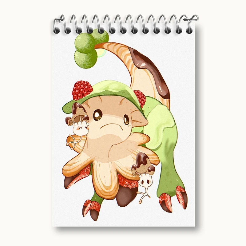 دفتر یادداشت 50 برگ خندالو مدل بازی پوکمون (pokemon) کد 32721