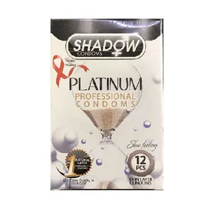 کاندوم شادو مدل پلاتنیوم بسته 12 عددی