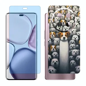 Glass Together model matte anti bluescreen protector suitable for Honor X9c mobile phone with back cover sticker