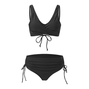 مایو 2 تکه زنانه کاپشی مدل 2738