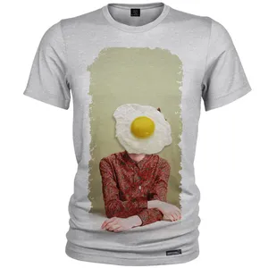 تی شرت آستین کوتاه مردانه 27 مدل Egg Mind کد MH1237