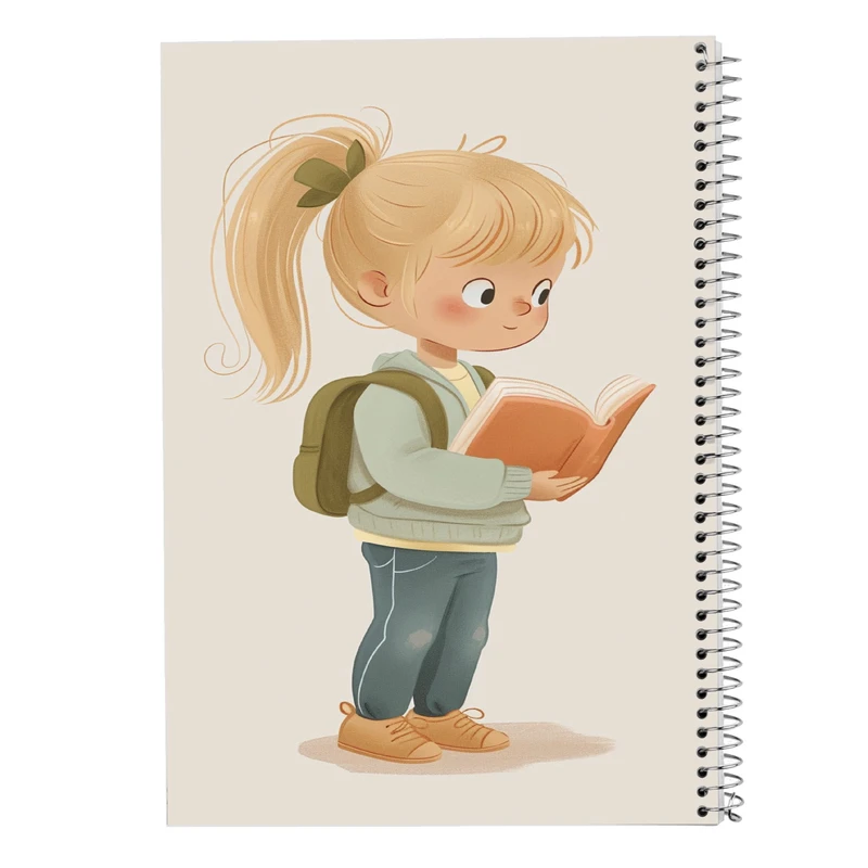 دفتر مشق 50 برگ مدوپد مدل دخترانه کد DF15802