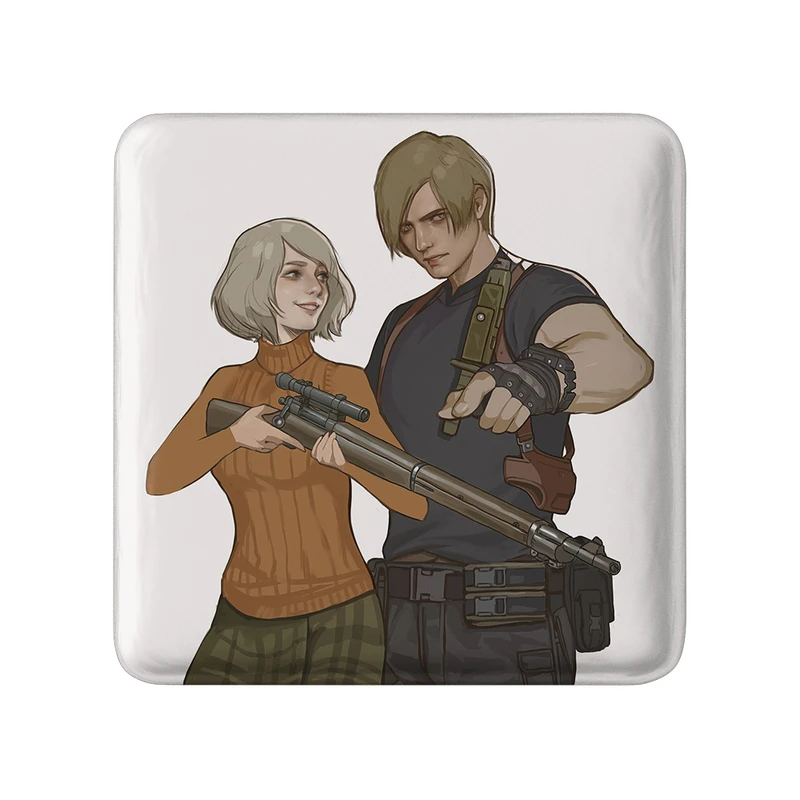 پیکسل خندالو طرح بازی رزیدنت اویل (Resident Evil) مدل مربعی کد 31652