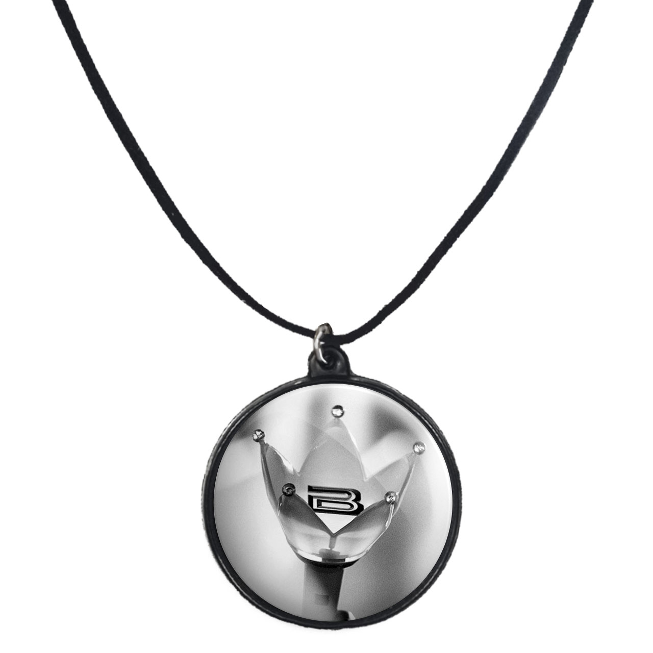 گردنبند پرمانه طرح گروه موسیقی BIG BANG کد pmb.15098 مدل دو طرفه