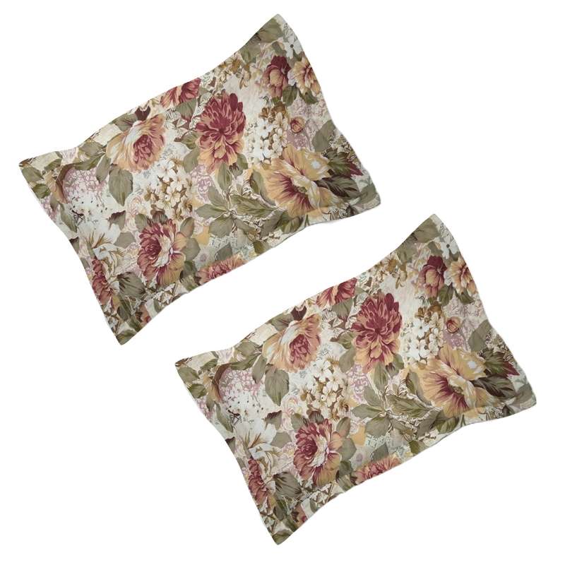 رو بالشی مدل گل بهاری بسته 2عددی