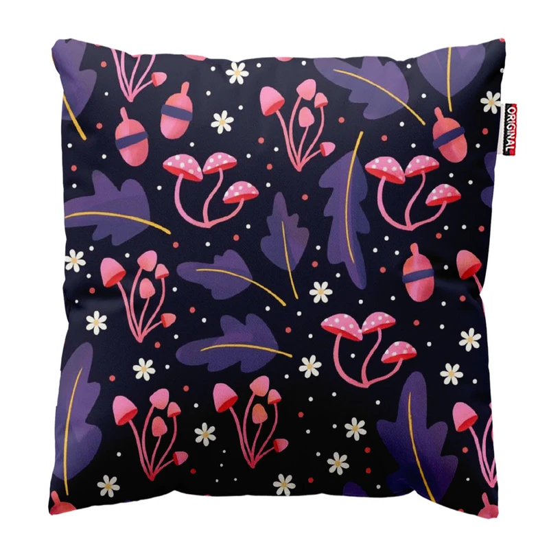 کوسن پاد آفرین طرح گل کد 3318 سایز 30*30 سانتی متر