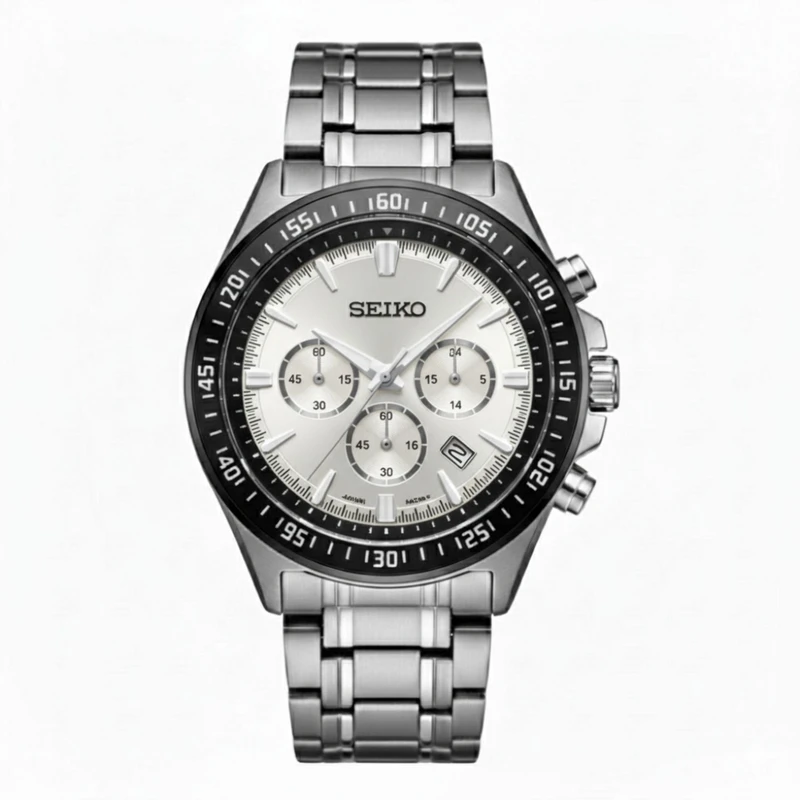 ساعت مچی عقربه‌ای کوارتز مردانه سیکو مدل کرنوگراف کد nls-1006