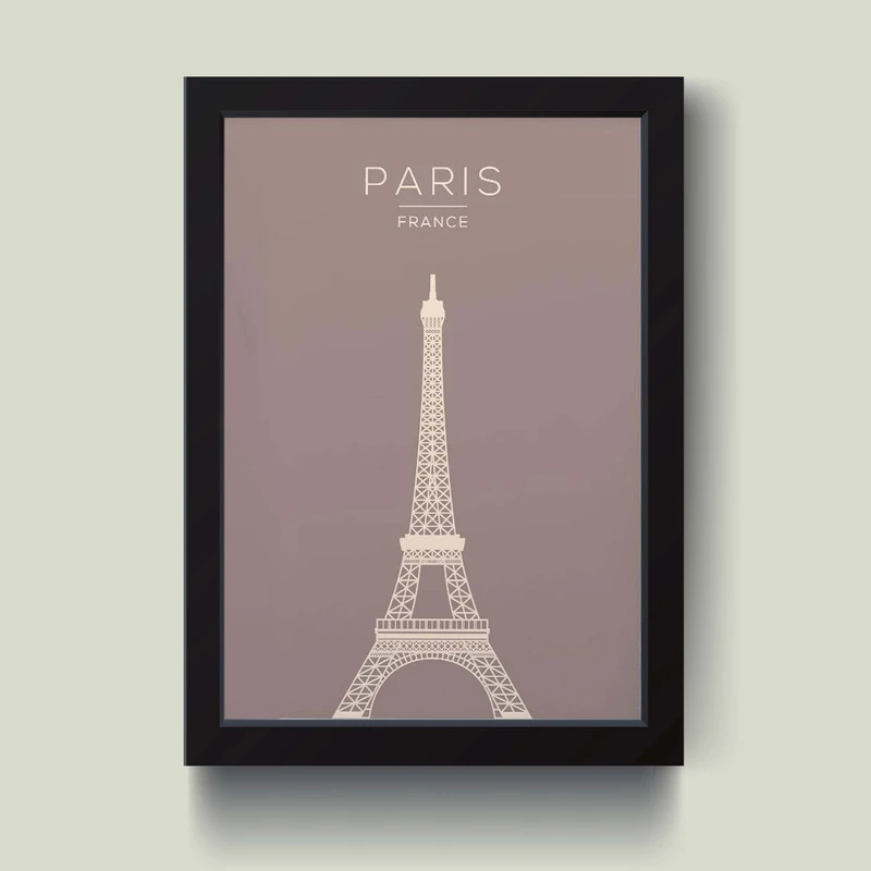 تابلو مدل مینیمال Paris کدS2912-b