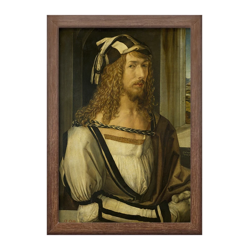 تابلو خندالو طرح سلف پرتره آلبرشت دورر کد F12390