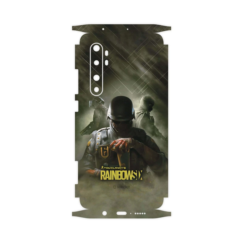 برچسب پوششی ماهوت مدل Rainbow-Six-Game-FullSkin مناسب برای گوشی موبایل شیائومی MI Note 10 Lite