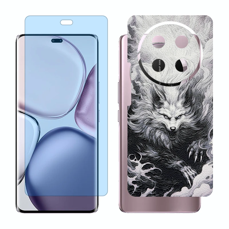 محافظ صفحه نمایش آنتی بلو گلس مدل Together مناسب برای گوشی موبایل آنر X9c به همراه برچسب پوششی