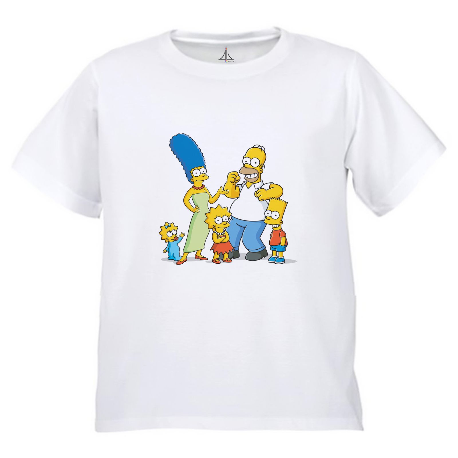 تی شرت آستین کوتاه بچگانه به رسم مدل سیپسون ها کد 9941