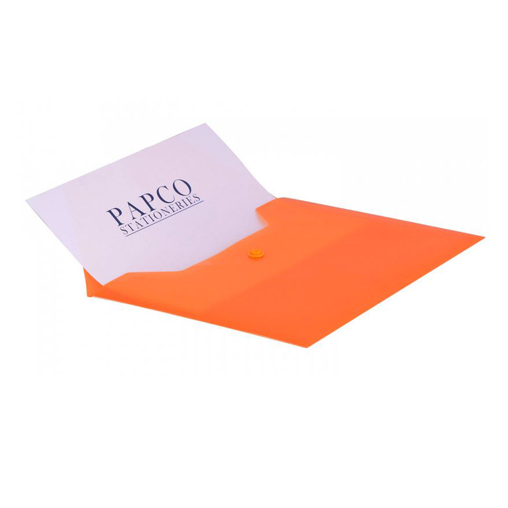 پوشه دکمه دار پاپکو مدل CLEAR M بسته 2 عددی پوشه دکمه دار پاپکو مدل CLEAR M بسته 2 عددی