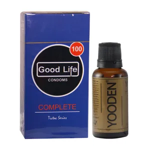 کاندوم گودلایف مدل Complete بسته 12 عددی به همراه روغن یودن کد 01 حجم 30 میلی لیتر