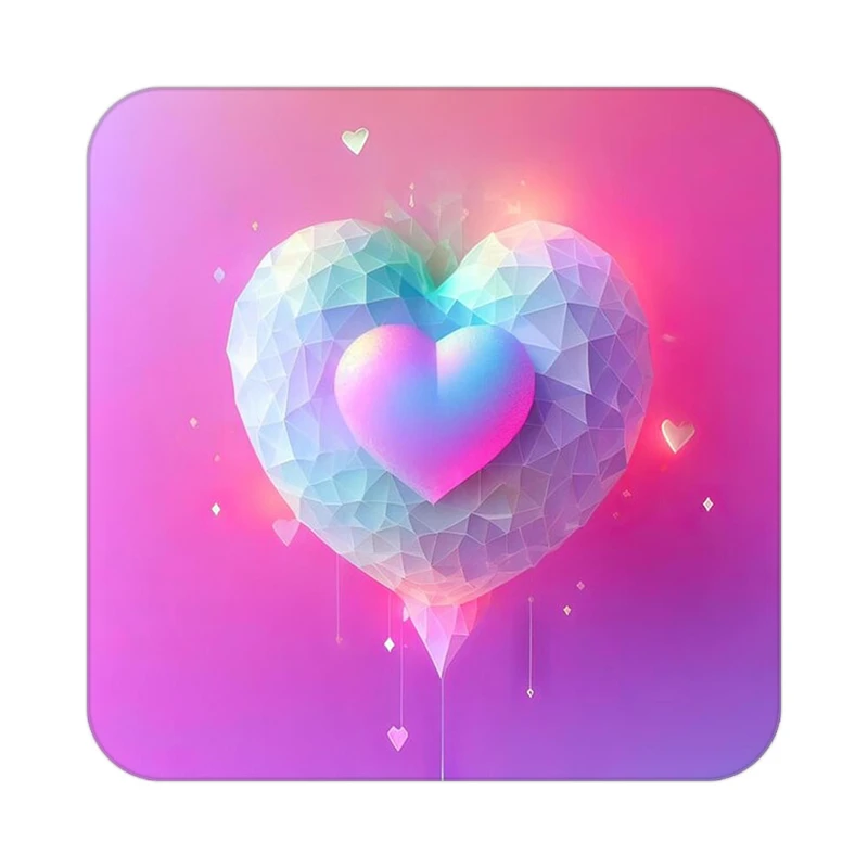 زیر لیوانی کاکتی مدل عاشقانه کد mp14129