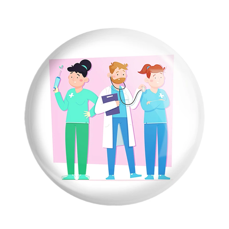 مگنت خندالو مدل پزشک و پرستار کودکانه کد 36506