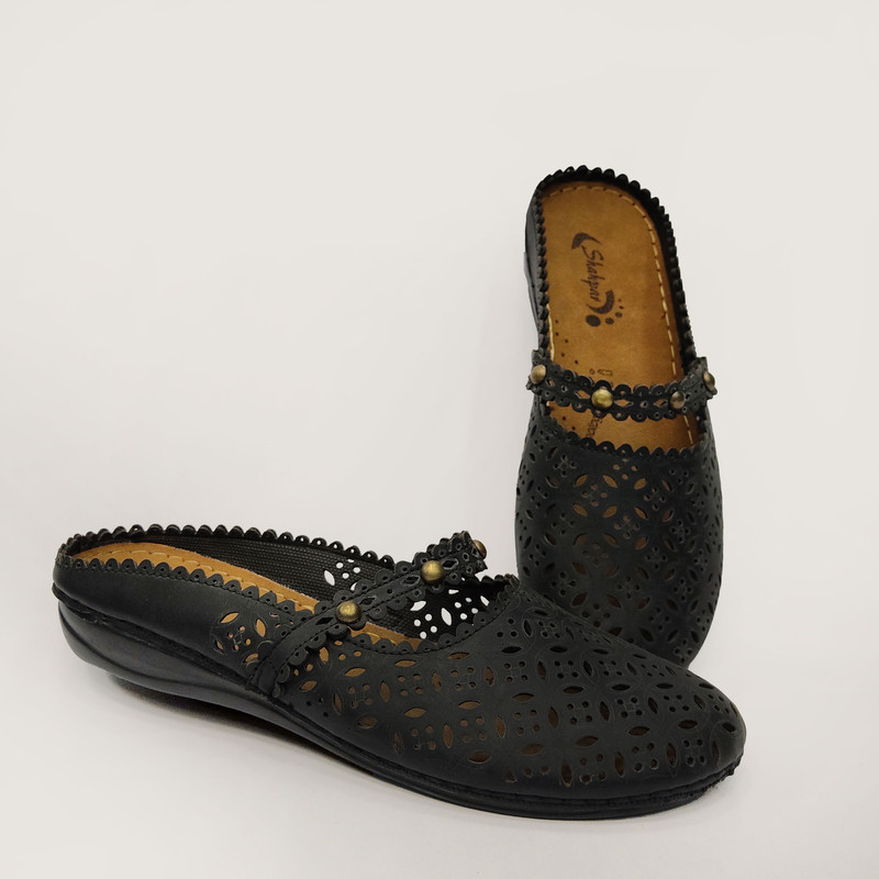 دمپایی زنانه شهپر مدل رویا کد Si-105-Bl