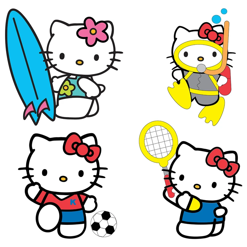 استیکر کلید پریز صالسو آرت طرح kitty bazygoosh az