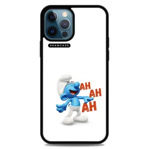 AKAM AMC-WA12PROMAX-SMURFS-5 Cover For Apple iPhone 12 Pro Max