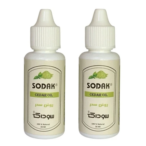 روغن بدن سوداک مدل سدر حجم 30 میلی لیتر مجموعه 2 عددی
