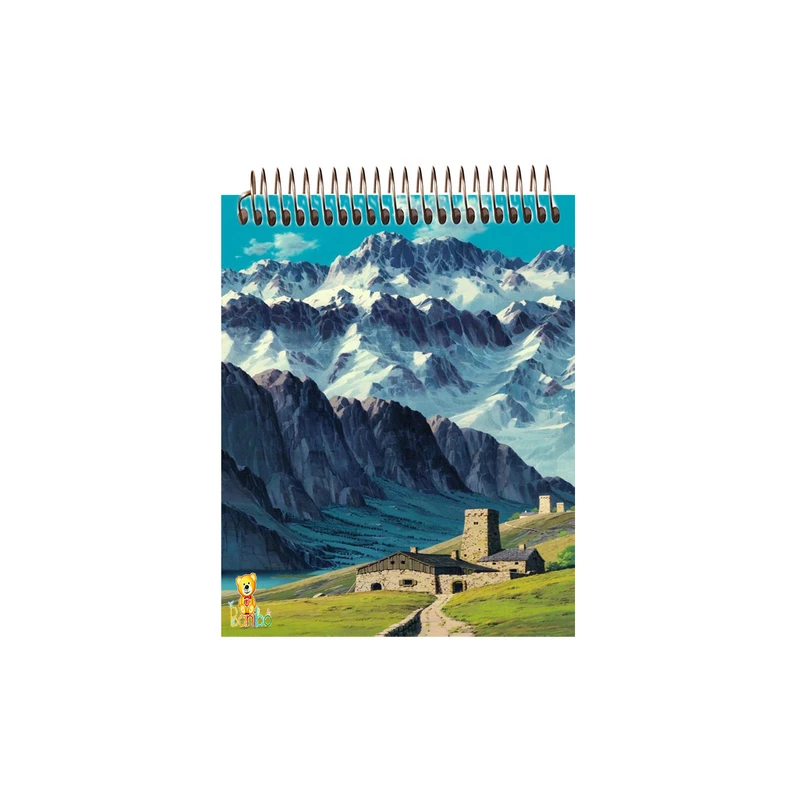 دفتر نقاشی 50 برگ بانیبو مدل  طبیعت کد 349