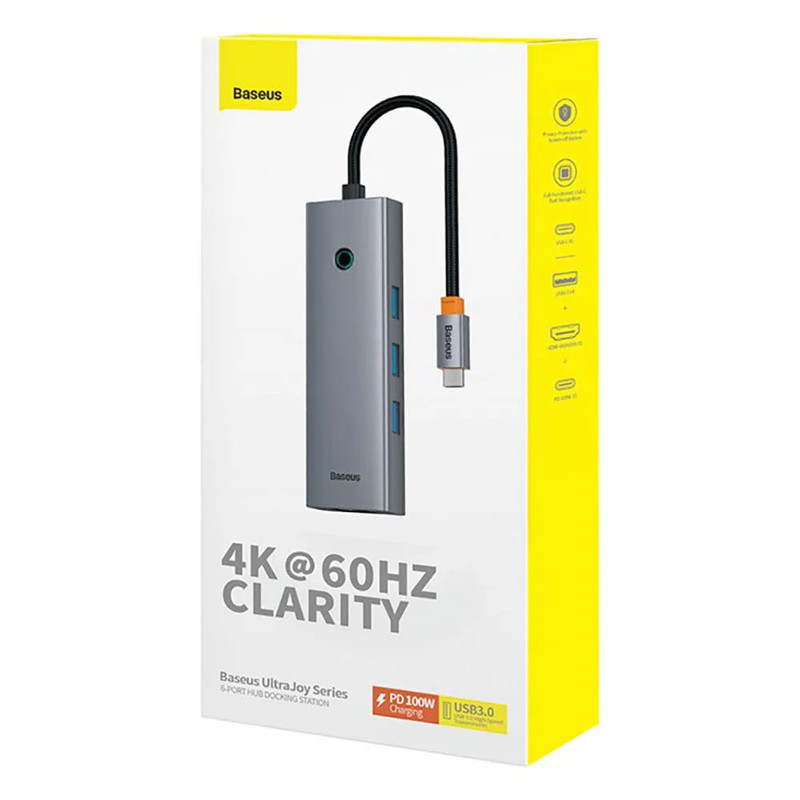 هاب 6 پورت USB-C باسئوس مدل BS-OH118