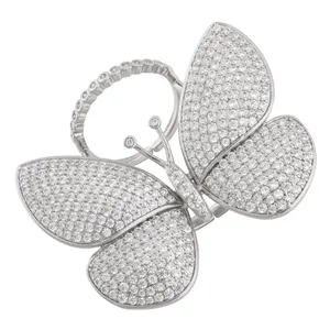 انگشتر زنانه ژوپینگ مدل پروانه کد R3279