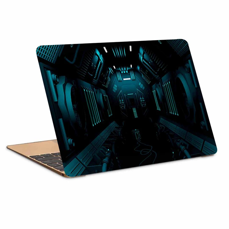 استیکر لپ تاپ طرح construction night moonکد N-115 مناسب برای لپ تاپ 15.6 اینچ