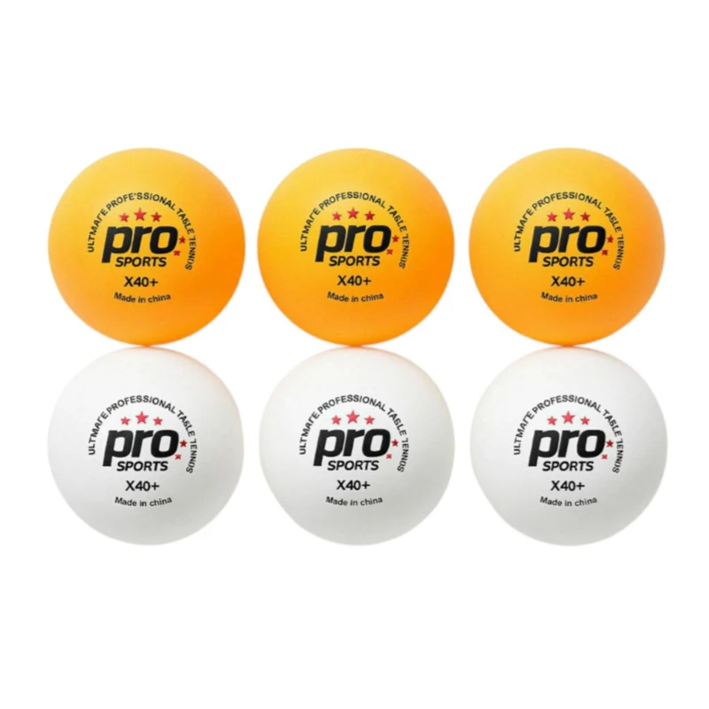 توپ پینگ پنگ پرو اسپورتز مدل PRO-2025 بسته 6 عددی