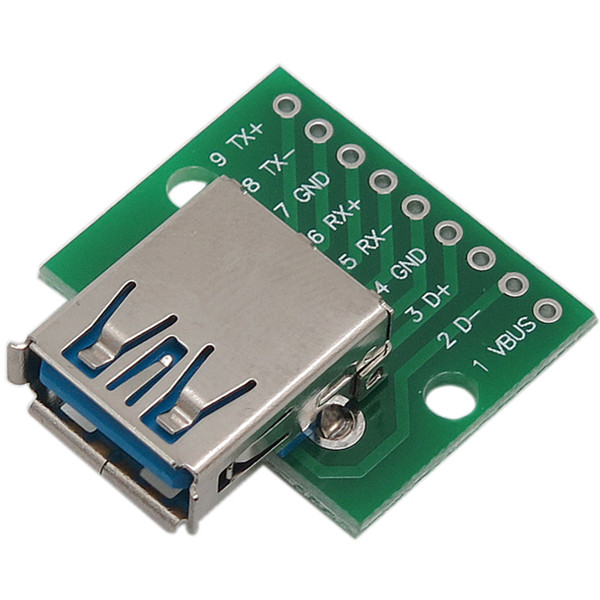 سوکت مادگی USB 3 مدل Breakout board 9 pin بسته 2 عددی