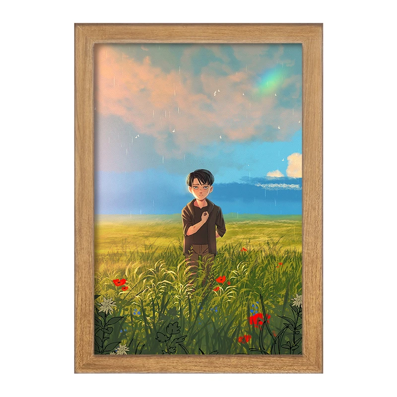 تابلو خندالو مدل لیوای انیمه اتک آن تایتان Attack on Titan  کد 18588