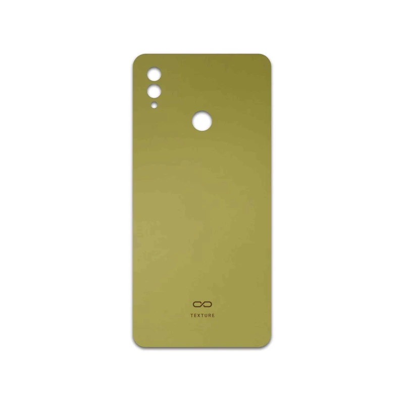 برچسب پوششی ماهوت مدل Matte-Gold مناسب برای گوشی موبایل آنر Note 10