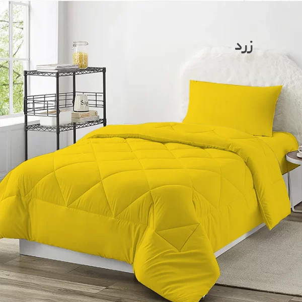 لحاف چیداری مدل میکرو یک نفره سایز 160x220 سانتی متر