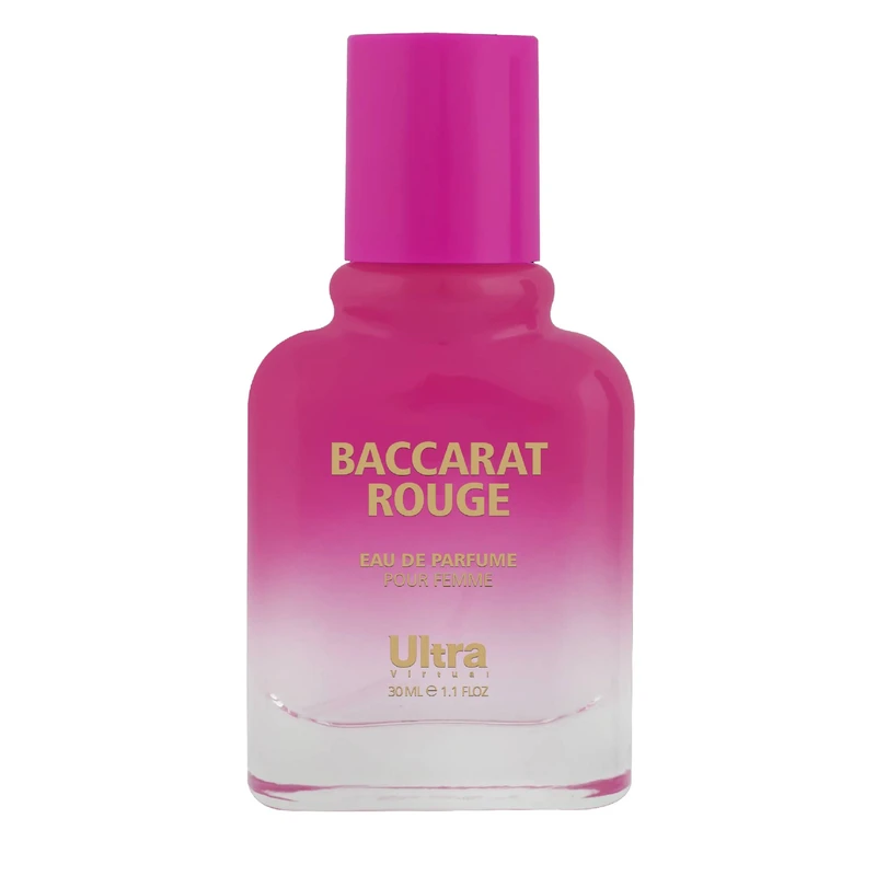 عطر جیبی زنانه اولترا ویرچوال مدل Baccarat Rouge حجم 30 میلی لیتر 