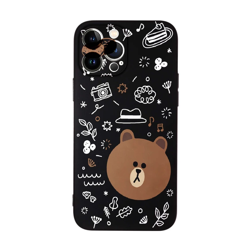 کاور قاب گارد طرح خرس فانتزی لاین کد s12015 مناسب برای گوشی موبایل اپل iphone 15 Promax