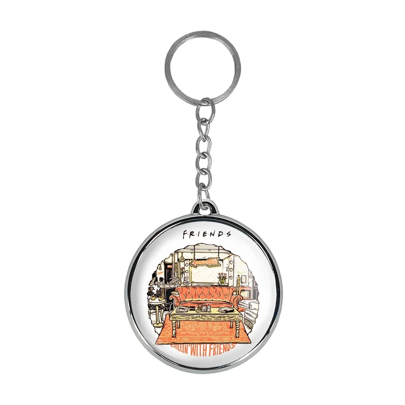 جاکلیدی خندالو طرح فرندز Friends مدل دوطرفه کد 3116531166