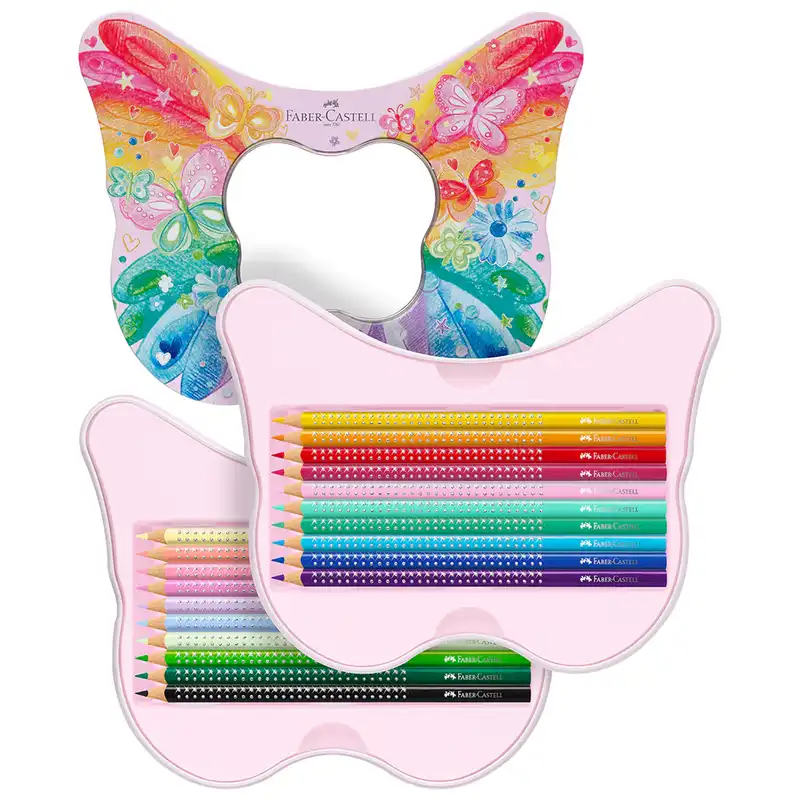 مداد رنگی 20 رنگ فابر کاستل مدل Butterfly Pastel