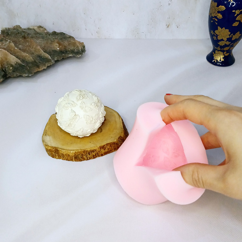 قالب شمع کوشا اکسسوری مدل گوی پروانه