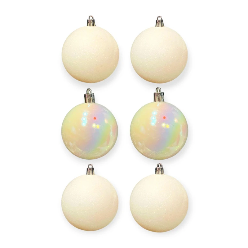 آویز تزیینی مدل گوی مجموعه 6 عددی