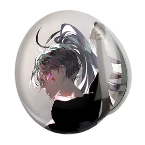 آینه جیبی خندالو طرح هیزورو انیمه سامرتایم رندرینگ مدل تاشو کد 24223 