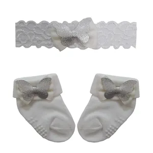 ست هدبند و جوراب نوزادی مدل Pa 765