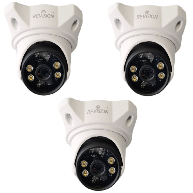 دوربین مداربسته ریویژن مدل AHD-667WL-2MP بسته 3 عددی