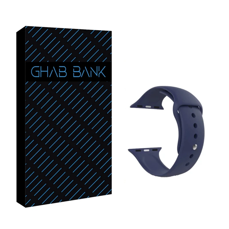 بند سیلیکونی قاب بانک مدل silicon مناسب برای اپل واچ SE سایز 40 میلی متری