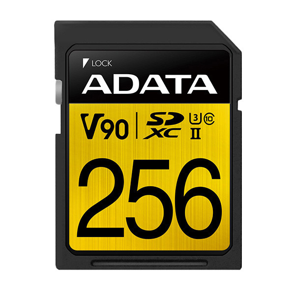 کارت حافظه SDXC ای دیتا مدل Premier ONE V90 کلاس 10 استاندارد UHS-II U3 سرعت 290MBps ظرفیت 256 گیگابایت