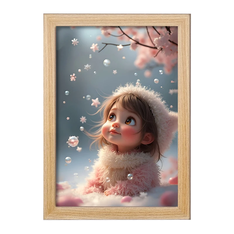 تابلو خندالو مدل دخترانه کودکانه کد F9491
