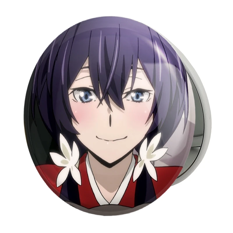 آینه جیبی خندالو طرح کیوکو انیمه سگ های ولگرد بانگو مدل تاشو کد 15645 