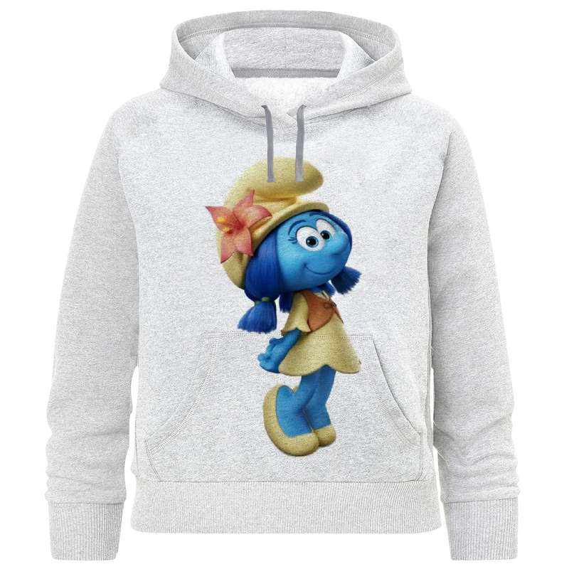 هودی دخترانه مدل اسمورف دختر W133